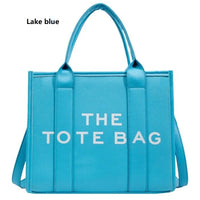 The Tote Bag For Women, Trendy PU Leather Handbag, Top Handle Satchel Purse, Casual Crossbody Bag