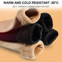 Women Winter Thicken Velvet Low Socks Solid Color Warm Socks Comfortable Thermal Velvet Wool Socks Elastic Seamless Snow Sock