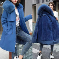 Plus Size Women's Winter Jacket Hoodie Padded Jacket Casual Windbreaker Office Lady's Matching New In Coats & Jackets Outerwear