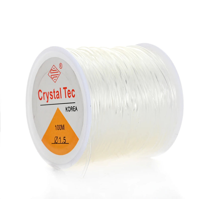 iYOE 0.5-1.5mm Elastic Cord String Transparent Elastic Thread For Jewelry Making Diy Bracelet Necklace Beaded Accessories