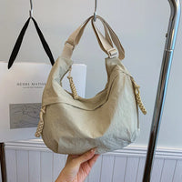 Fashionable and minimalist Korean version dumpling bag, popular this year, new high-quality shoulder bag, large capacity tote cr