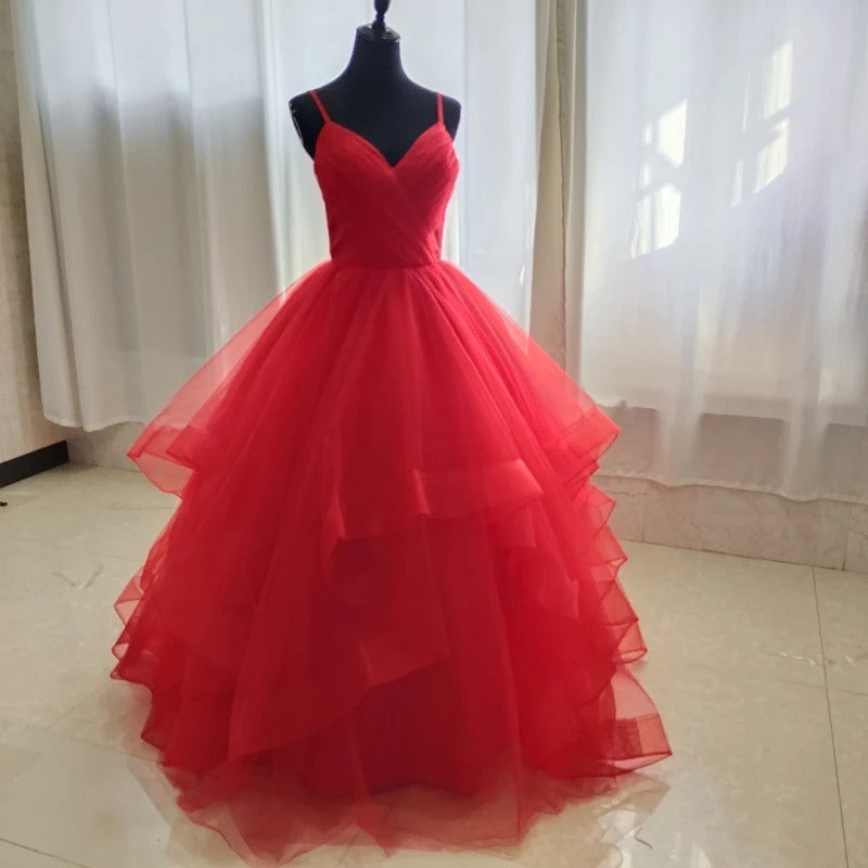 Y&M Novias New Boho Quinceanera Dresses Ruffles Sweetheart Spaghetti Straps Simple Party Princess Dress Vestidos De Quinseanera