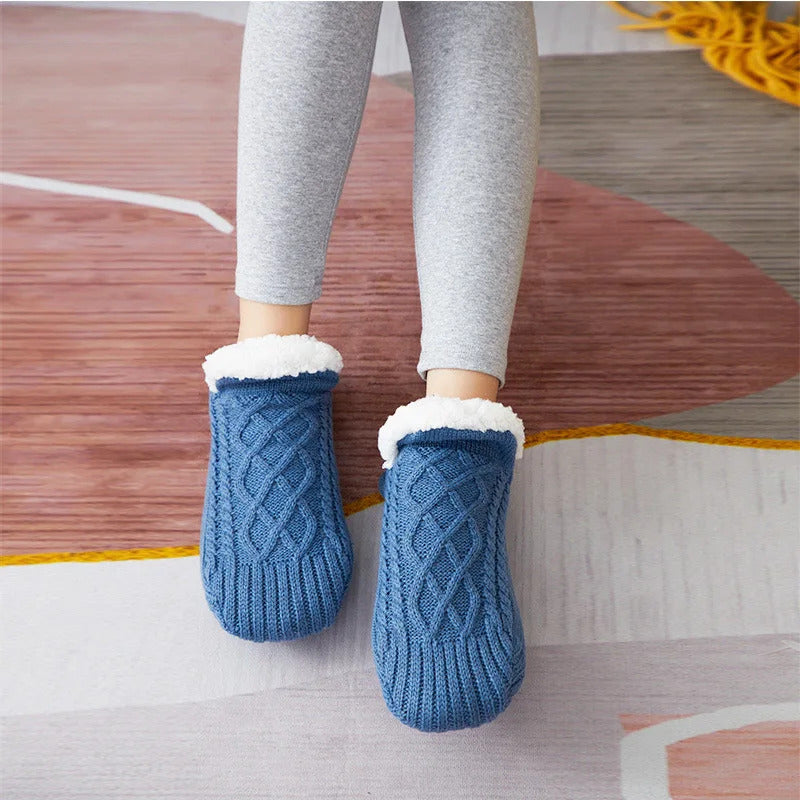 Fall and Winter Floor Socks Home Warm Women Men Socks Snow Socks Sleep Carpet Socks Slippers Socks Men Non-slip Yoga Socks 2024