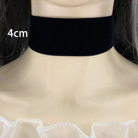 Valentine's Day Punk Gothic Black Velvet Fabric Choker Necklace Tattoo Necklaces Women Chocker Collares Short Neckband Gift