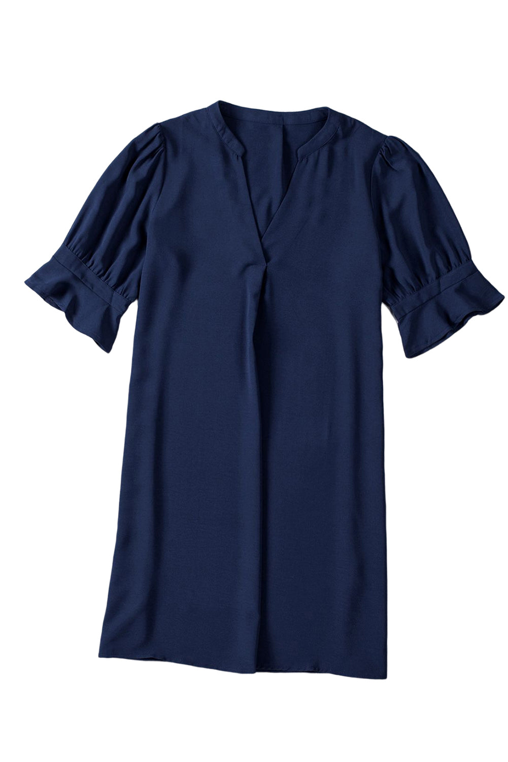 Udressshop Women's Ruffled Sleeve Shift Dress