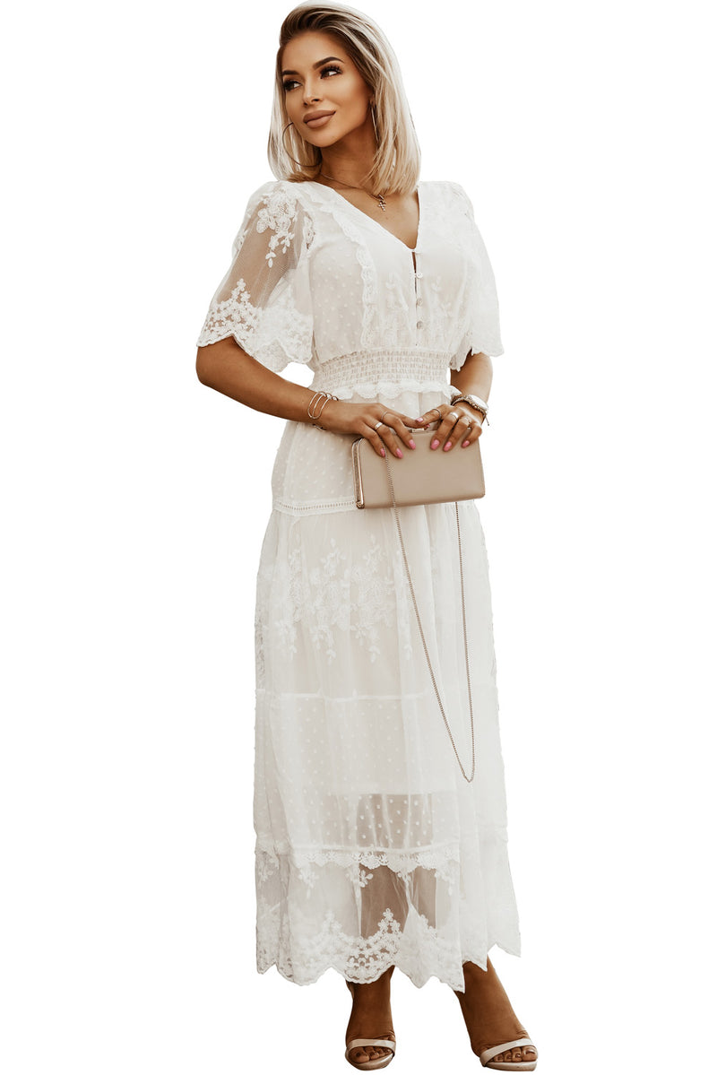 Udressshop Luminous Dawn Lace Gown